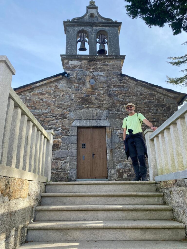 Capilla en el camino de Santiago de Compostela.
