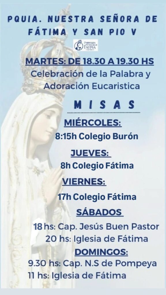 Horarios de misa