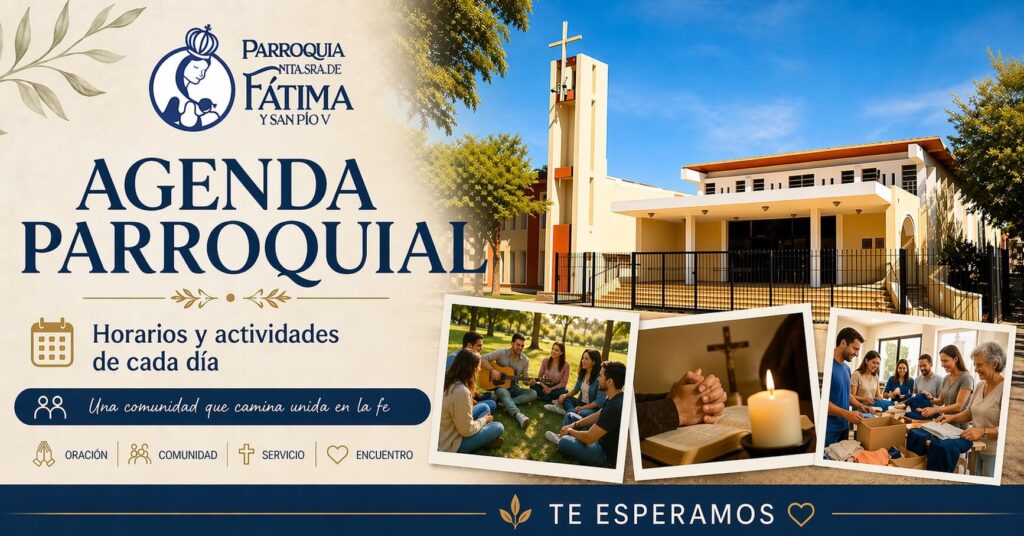 Agenda parroquial de actividades