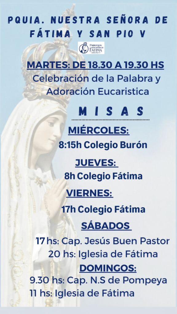 Horarios de misa
