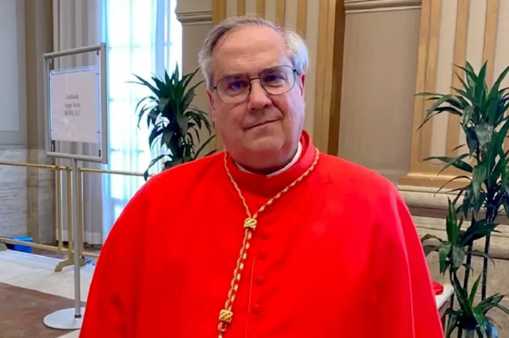 Retrato del cardenal Ángel Sixto Rossi SJ, arzobispo de Córdoba, durante la Misa Crismal del Jueves Santo