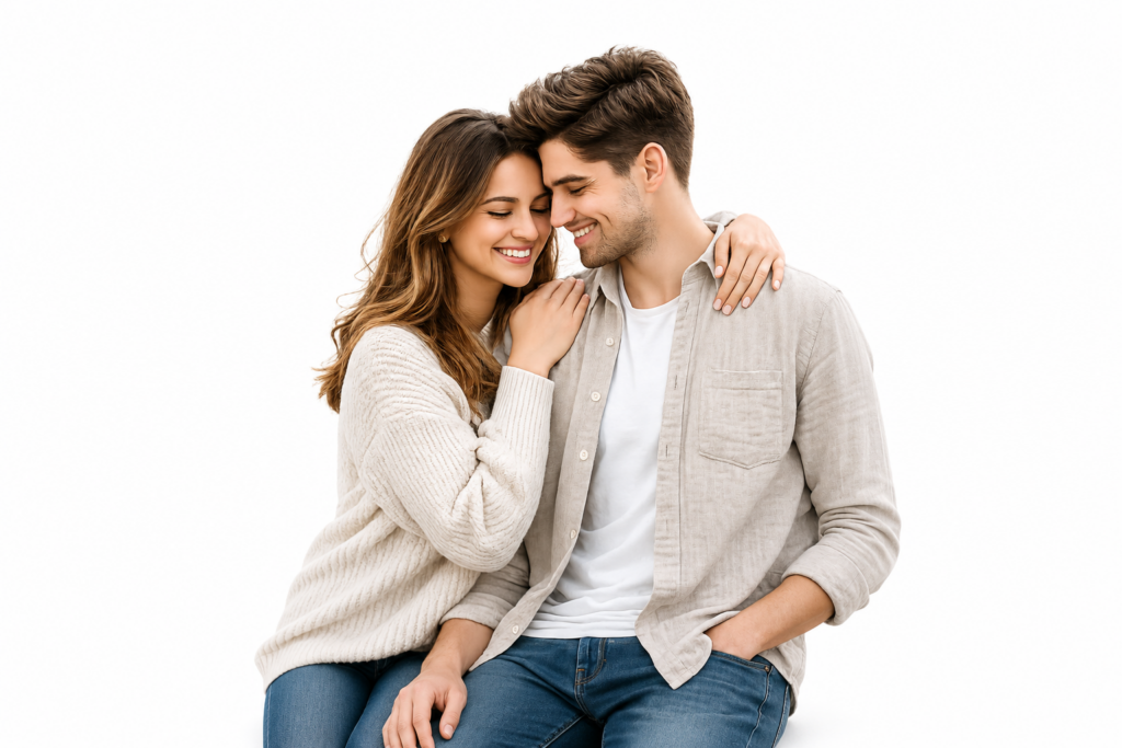 Foto decorativa de novios