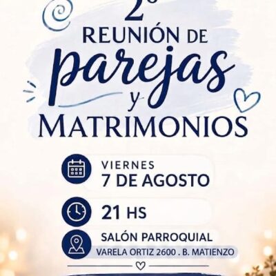 Reunión de parejas y matrimonios en la parroquia