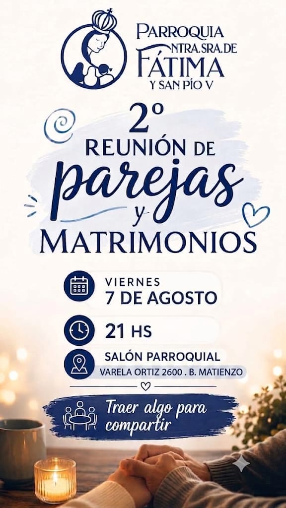 Banner de la reunión para parejas