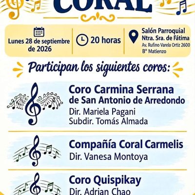 Encuentro Coral en Córdoba en la Parroquia de Fátima